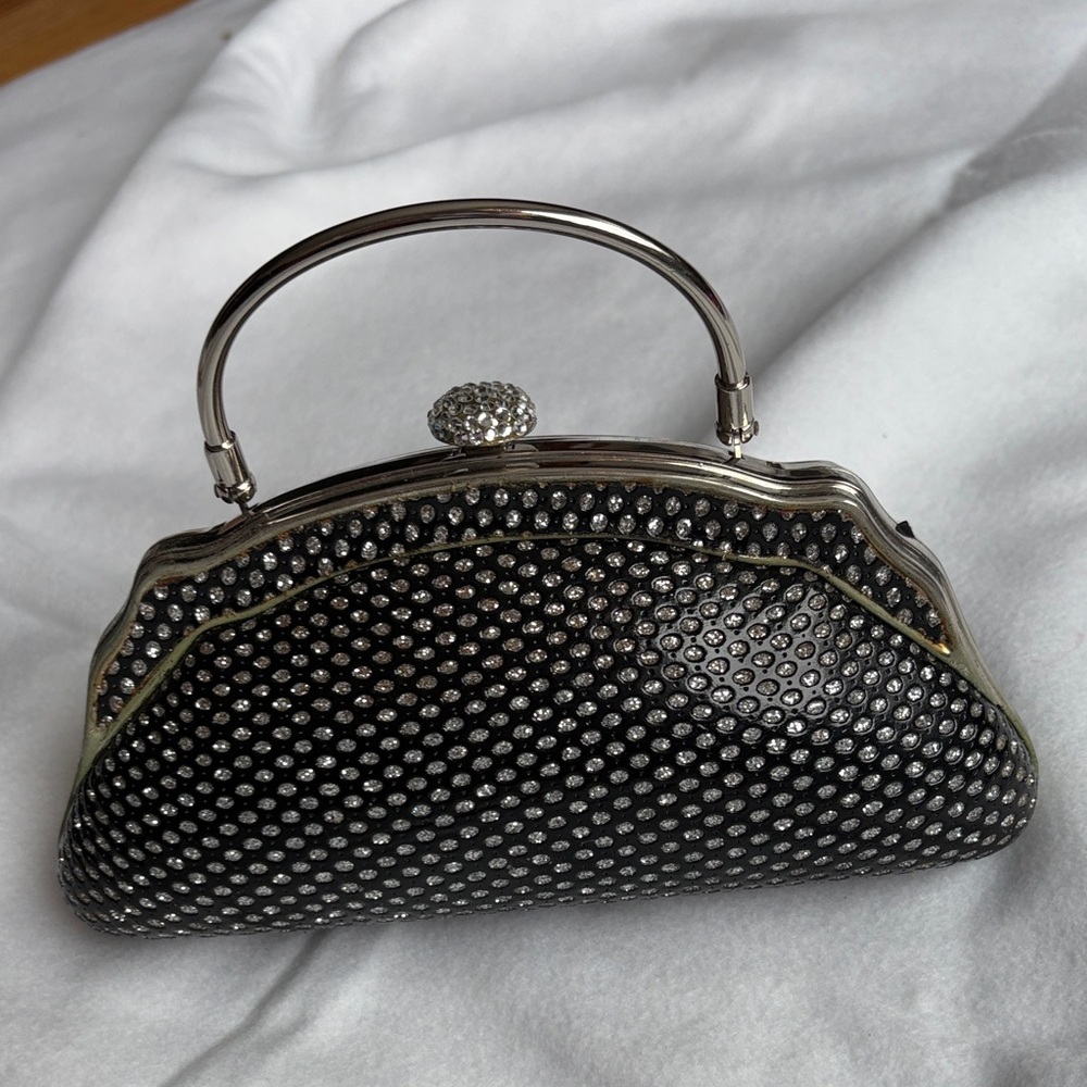 ESBEDA Elegant Black and Silver Women's Clutch